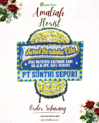 Papan Bunga Duka di Jatikalen
