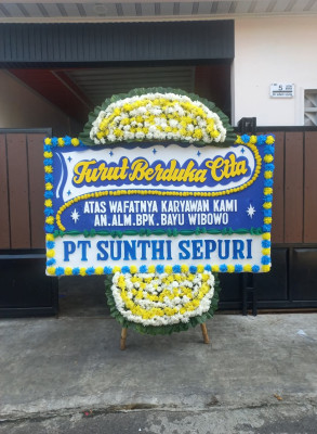 Papan Bunga Duka di Jatikalen