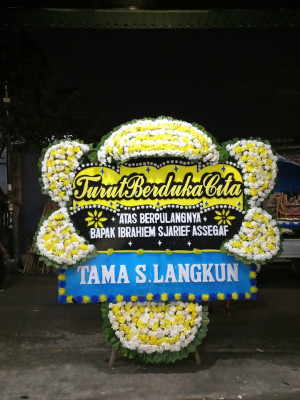 Papan Bunga Duka di Jatikalen